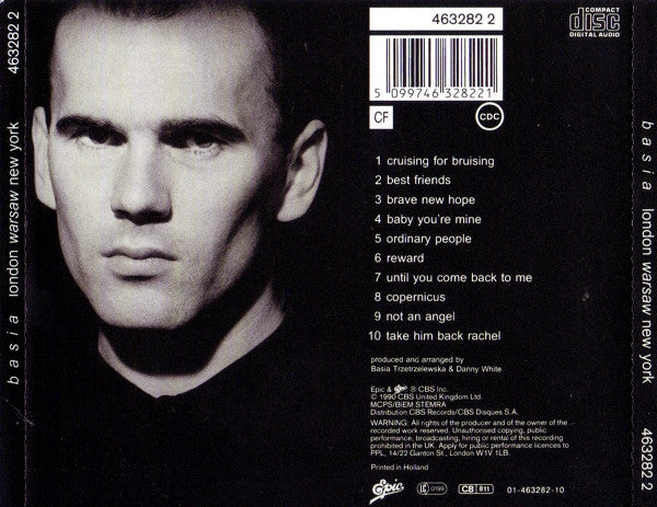 CD Basia – London Warsaw New York - USADO